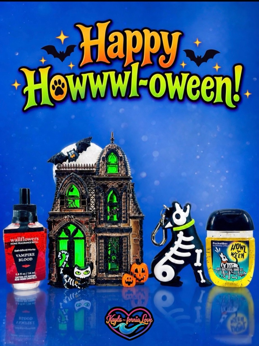 BBW 2018/2019 Halloween Haunted House Dog Vampire Blood Howl-O-Ween Set